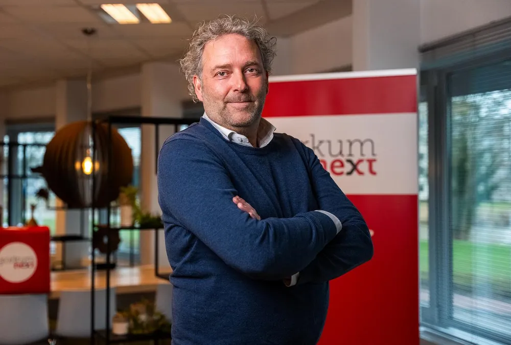 Rick Voorbergen tijdens een coachingsgesprek